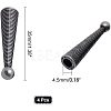 4Pcs Zinc Alloy Cord Ends FIND-CA0003-94-2