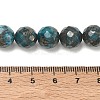 Natural Pyrite Beads Strands G-K181-K02-6