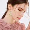 28Pcs Bowknot Shape Brass Earring Hook DIY-SP0001-06G-5