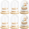 SUNNYCLUE Clear Glass Dome Cover CON-SC0001-05A-1