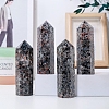 Point Tower Natural Fluorescent Syenite Rock Home Display Decoration PW-WG91074-02-2