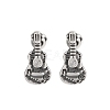 Sterling Silver Stud Earrings PW-WG82283-01-5