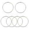 6Pcs 304 Stainless Steel Jump Rings STAS-GF0001-14-1