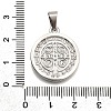 304 Stainless Steel Pendants STAS-B086-10E-P-3