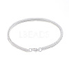 304 Stainless Steel Wheat Chain Bracelets X-BJEW-P153-07S-2