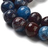 Natural Blue Opal Beads Strands G-H045-A02-8MM-01-3