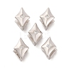 925 Sterling Silver Micro Pave Clear Cubic Zirconia Slide Charms STER-P061-02B-P-1