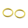 Spray Painted Iron Open Jump Rings IFIN-F149-B13-2