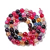 Natural Agate Beads Strands G-C082-A01-18-3