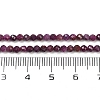 Natural Ruby Beads Strands G-C181-B06-02-5