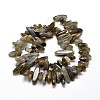 Natural Labradorite Chip Beads Strands X-G-E271-16-2