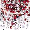 60g Resin patch multi size mixed pearl patch DIY jewelry accessories(2 bags) JX586G-1