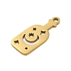 304 Stainless Steel Pendants STAS-S123-03G-03-2