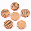 Painted Natural Wood Beads WOOD-T021-50B-06-1