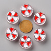 Transparent Enamel Acrylic Beads TACR-S155-005F-3