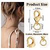 60Pcs 2 Colors Alloy Lobster Claw Clasps FIND-PH0026-06-4