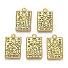 Rack Plating Alloy Pendants PALLOY-WH0103-04A-AG-2