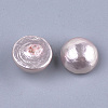 Compressed Cotton Pearl Beads WOVE-S121-04-1