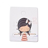 Rectangle Paper Earring Display Card with Hanging Hole CDIS-C004-01B-2