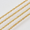 Soldered Brass Coated Iron Rope Chains CH-T002-04G-2