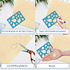 Acrylic Earring Handwork Template DIY-WH0359-074-3