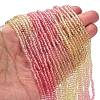 Transparent Painted Glass Beads Strands DGLA-A034-T1mm-A09-2