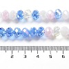 Glass Beads Strands EGLA-A034-M8mm-18-3