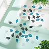 72Pcs 9 Styles Spray Paint 430 Stainless Steel Charms STAS-TA0006-11B-6