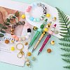 89Pcs Pattern Printed Silicone Beads Sets SIL-SZ0002-54A-5