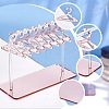 2 Sets Acrylic Earring Display Stands EDIS-PH0001-91-WH-5