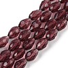 Transparent Glass Beads Strands EGLA-N013-T10mm-D03-1