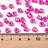 Baking Paint Pearlized Glass Seed Beads SEED-T008-03N-5
