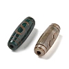 Tibetan Style dZi Beads TDZI-E004-33-5
