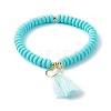 Handmade Polymer Clay Beads Stretch Bracelets Sets BJEW-JB06427-01-2