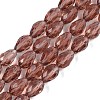 Transparent Glass Beads Strands EGLA-N013-T8mm-D02-1