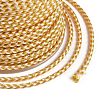 11M Polyester Braided Cord with Cotton Core & Metallic Thread OCOR-Z006-01-07-3