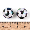 UV Plating Opaque Acrylic Beads OACR-T028-68-3