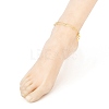 Double Layer Anklets AJEW-AN00309-04-4