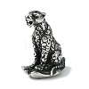 Retro 304 Stainless Steel Leopard Figurines STAS-G331-08AS-1