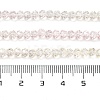 Transparent Painted Glass Beads Strands X1-DGLA-A034-T4mm-A25-3