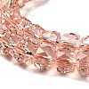 Transparent Glass Beads Strands EGLA-K071-01B-3