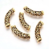 Tibetan Style Alloy Curved Tube Beads PALLOY-J154-58AG-1