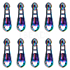 14Pcs Hollow Heart Zinc Alloy Zipper Head Replacement FIND-GF0005-69-1