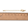 Rack Plating Brass Ends with Chain and Clasps KK-F873-01LG-01-3
