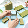 3 Bags 3 Styles Square Transparent PE Thin Film Suspension Jewelry Display Box CON-TA0001-38A-7