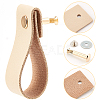 Rectangle Leather Drawer Handles AJEW-WH0251-77G-4