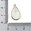 Natural Dyed Quartz Crystal Faceted Pendants G-M431-17G-01-3
