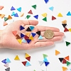 Triangle Mosaic Tiles Glass Cabochons DIY-P045-09-4