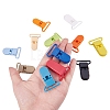 80Pcs 20 Colors Eco-Friendly Plastic Baby Pacifier Holder Clip KY-PH0007-03-3