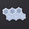 DIY Snowflake Lollipop Making Food Grade Silicone Molds DIY-E051-06-4